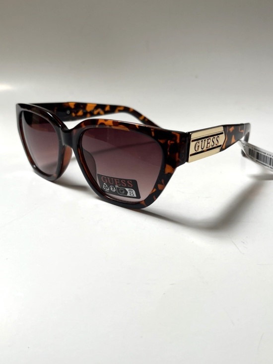 New GUESS Cat Eye Sunglasses GO00004 Acetate Tortoise Shell Gold Logo
